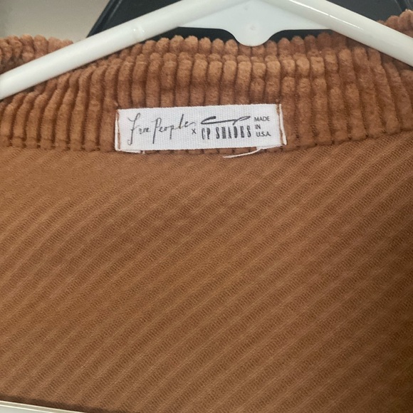 CP shades free people jack cord cotton over shirt medium - Picture 3 of 13